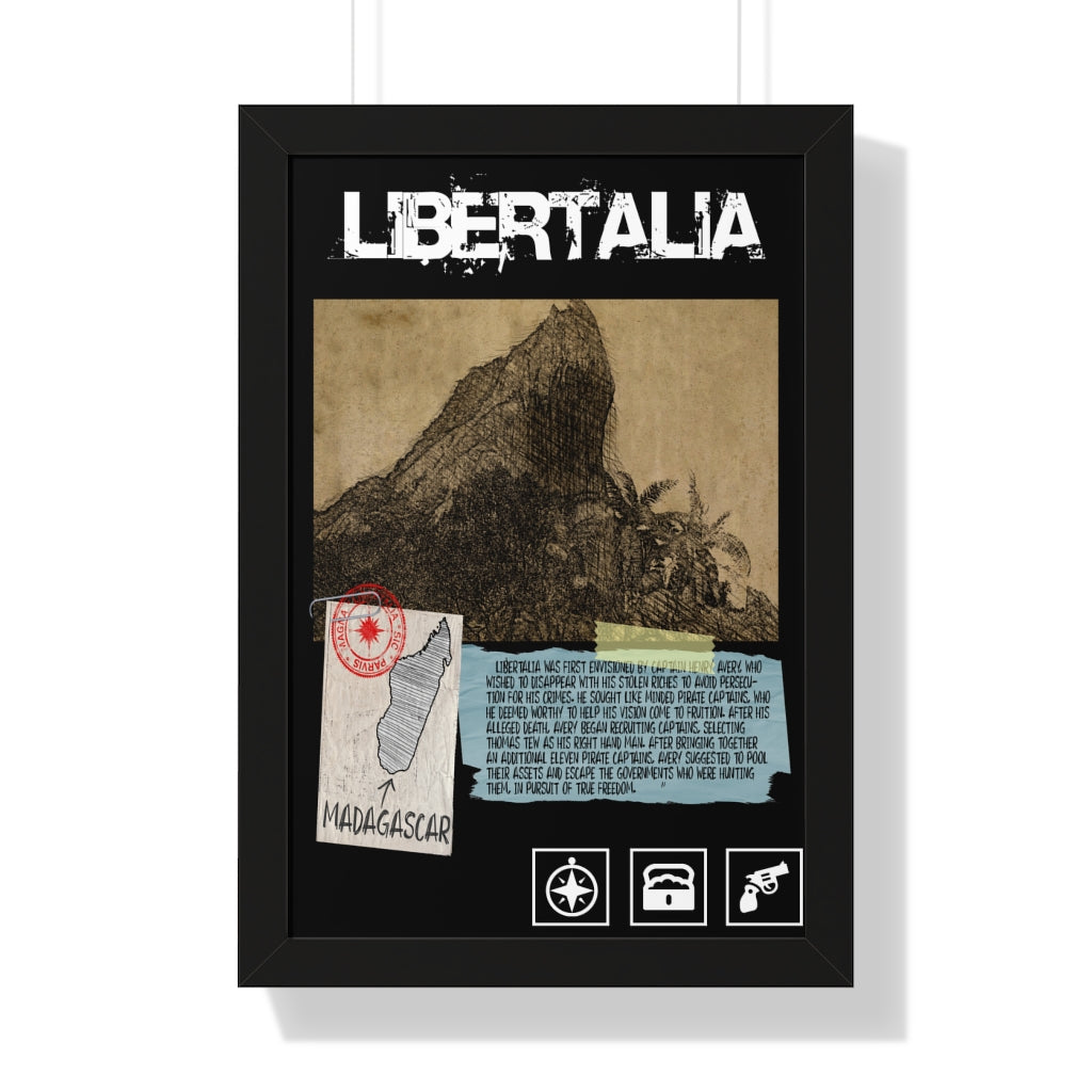 Framed Poster - Libertalia