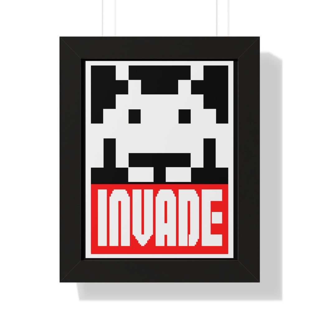 Framed Poster - Invade & Obey