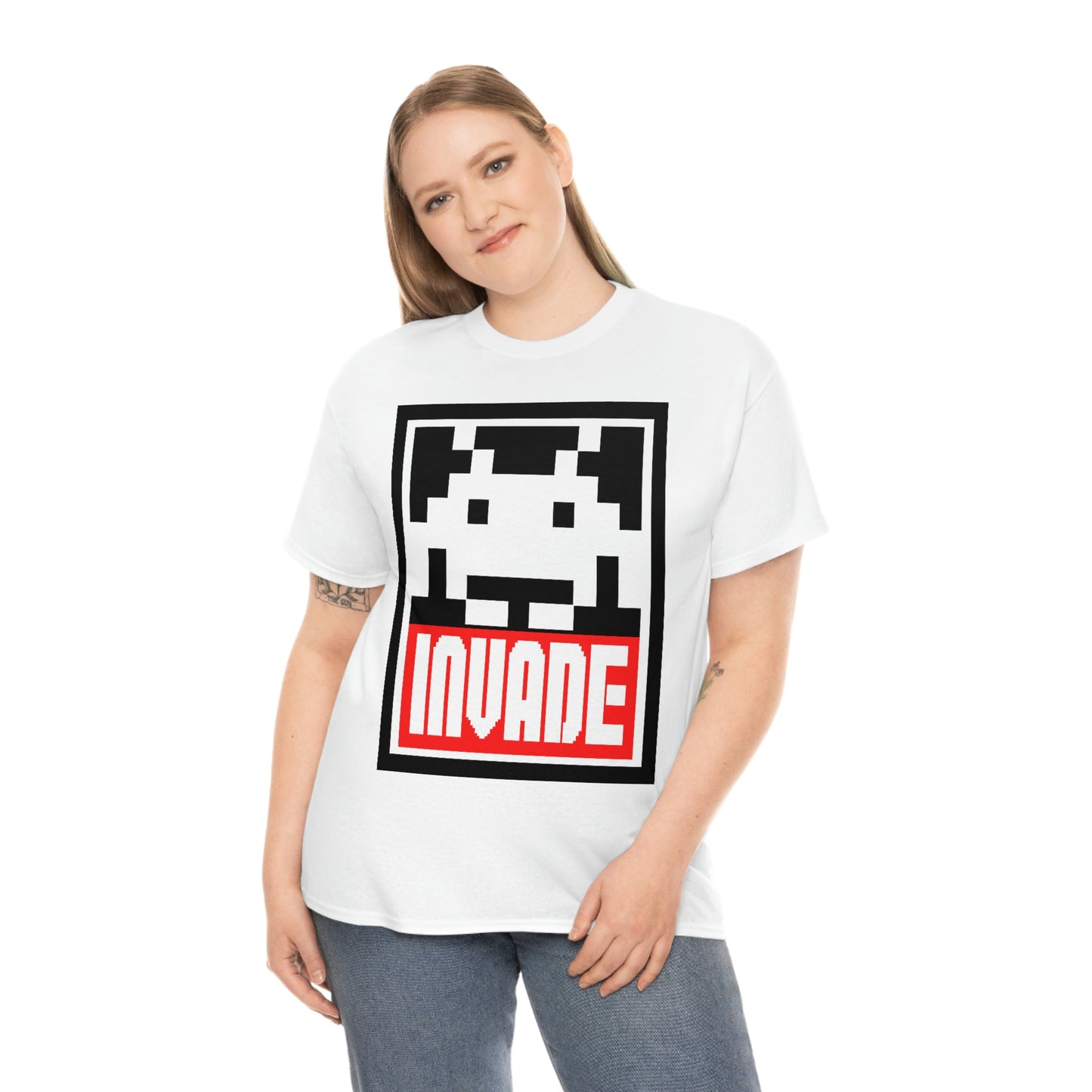 Space Invaders Men's Tee - Obey and Invade
