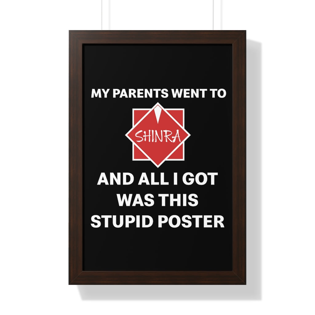 Framed Poster - S#!tty Shinra Souvenir
