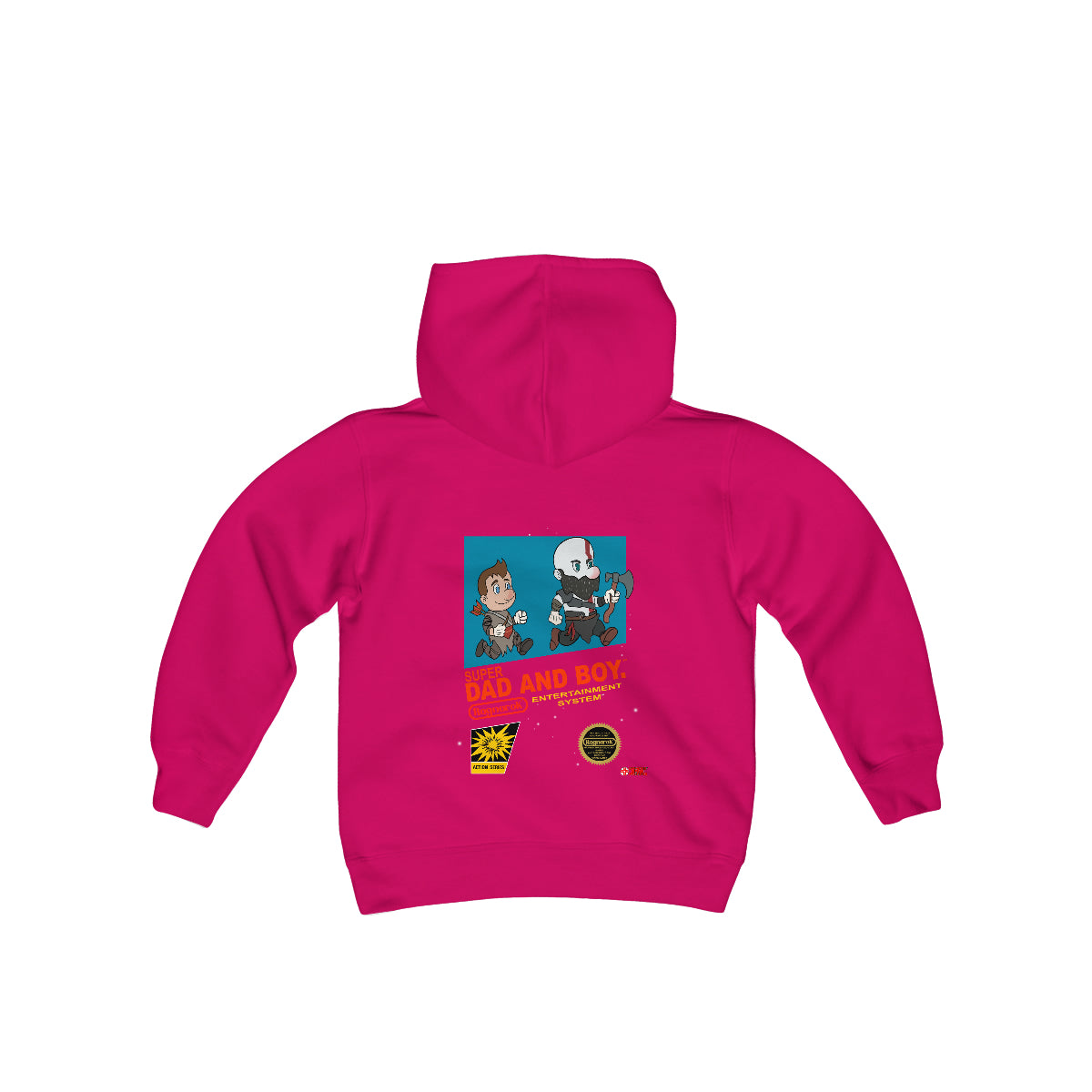 Super Dad & Boy Kids Hoodie
