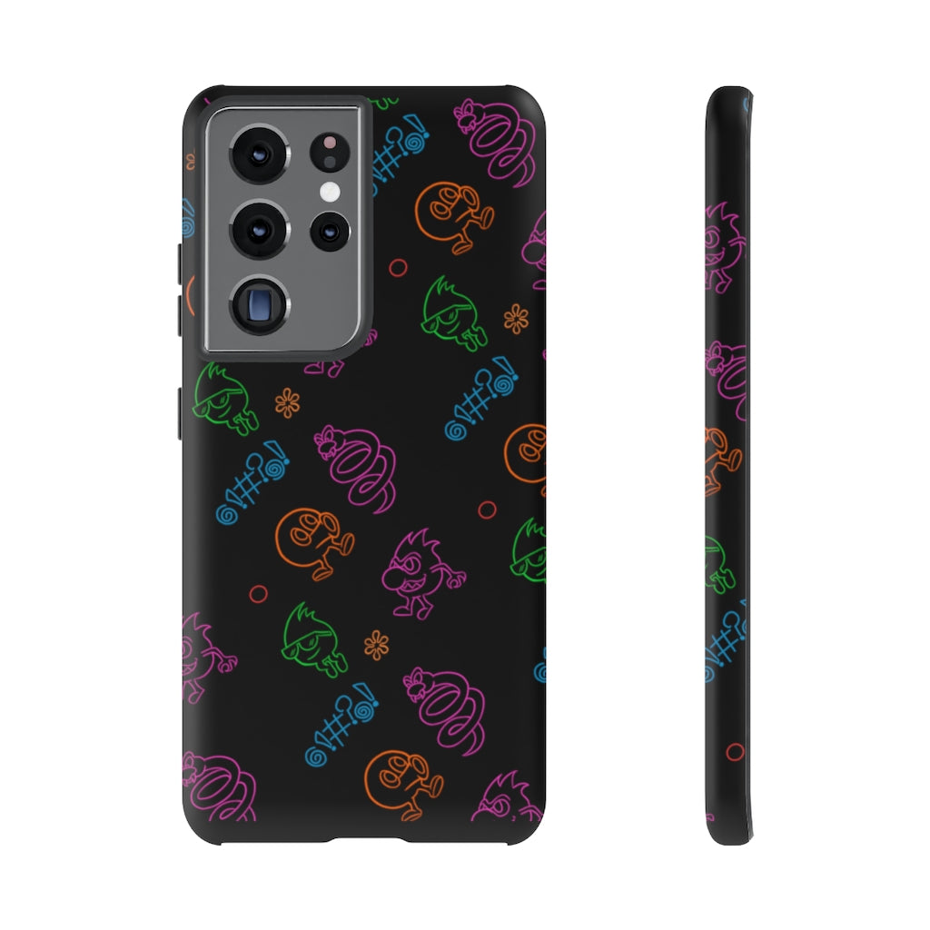 Tough Case - Neon Q-Bert Pattern