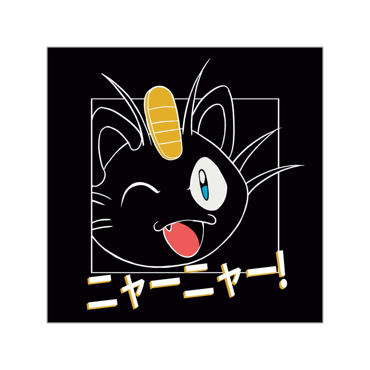 Pokémon Vinyl Sticker - Meowth