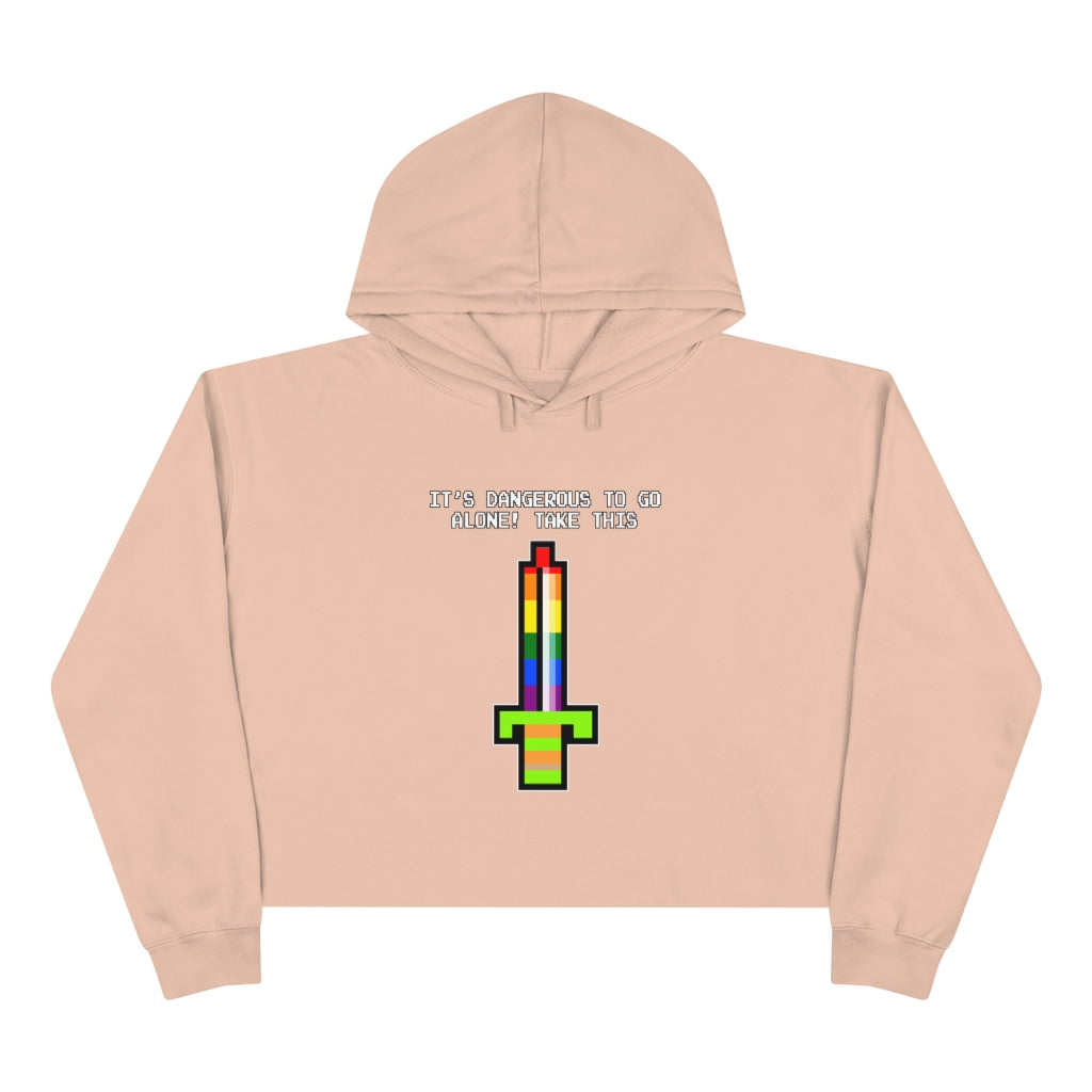 Women's Crop Hoodie - Going Solo