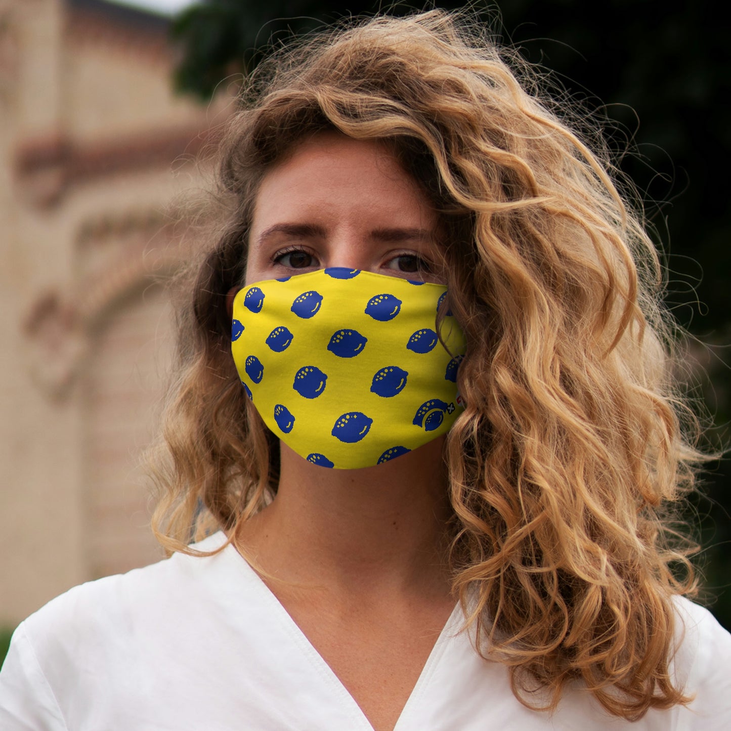 ALS x GSF Face Mask - 8bit Lemon Hero Pattern