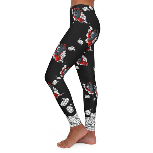 Women's Leggings - Boss' Smoking Hand