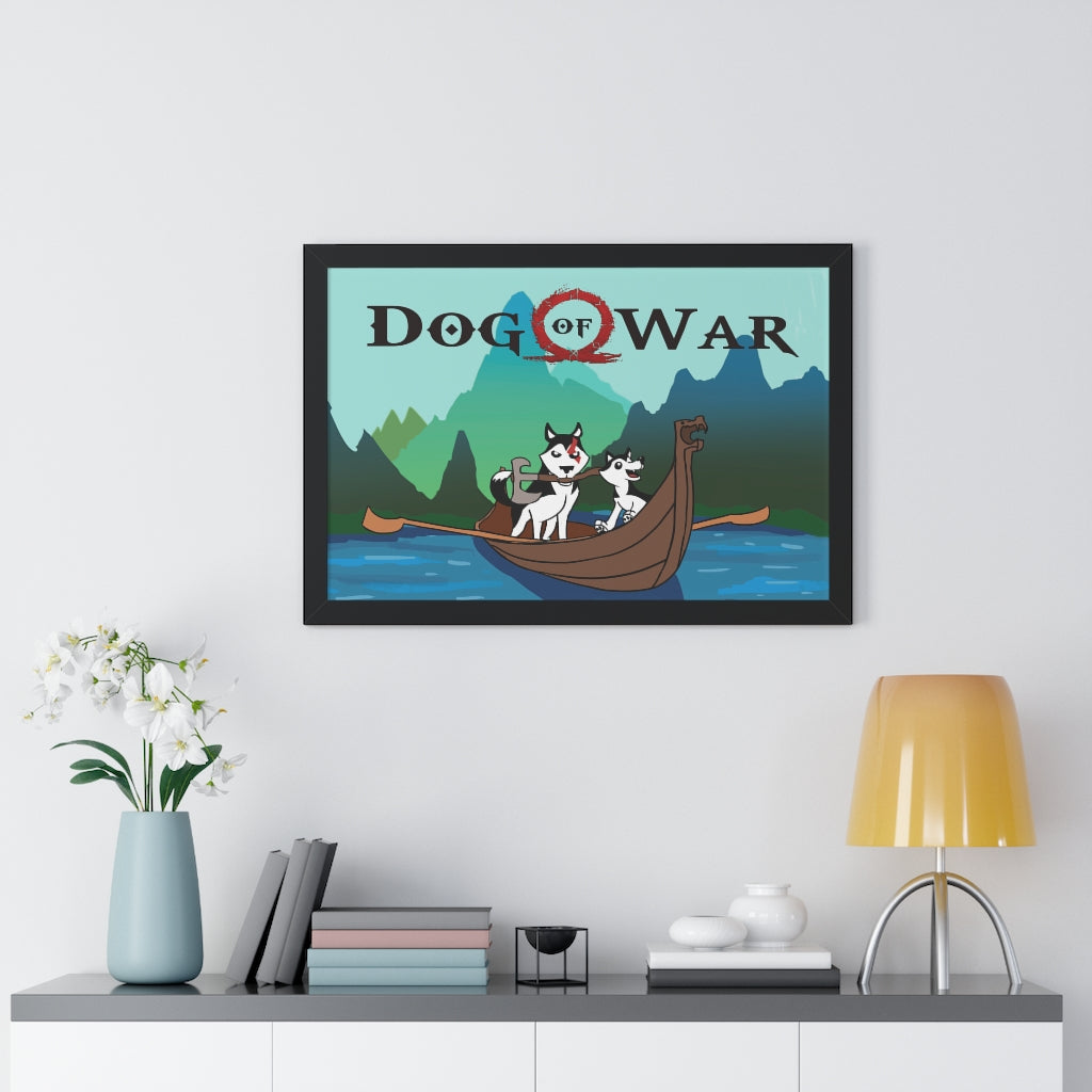 Framed Poster - Dog of War