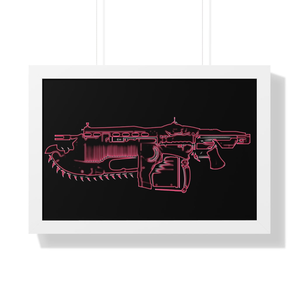 Framed Poster - Neon Lancer