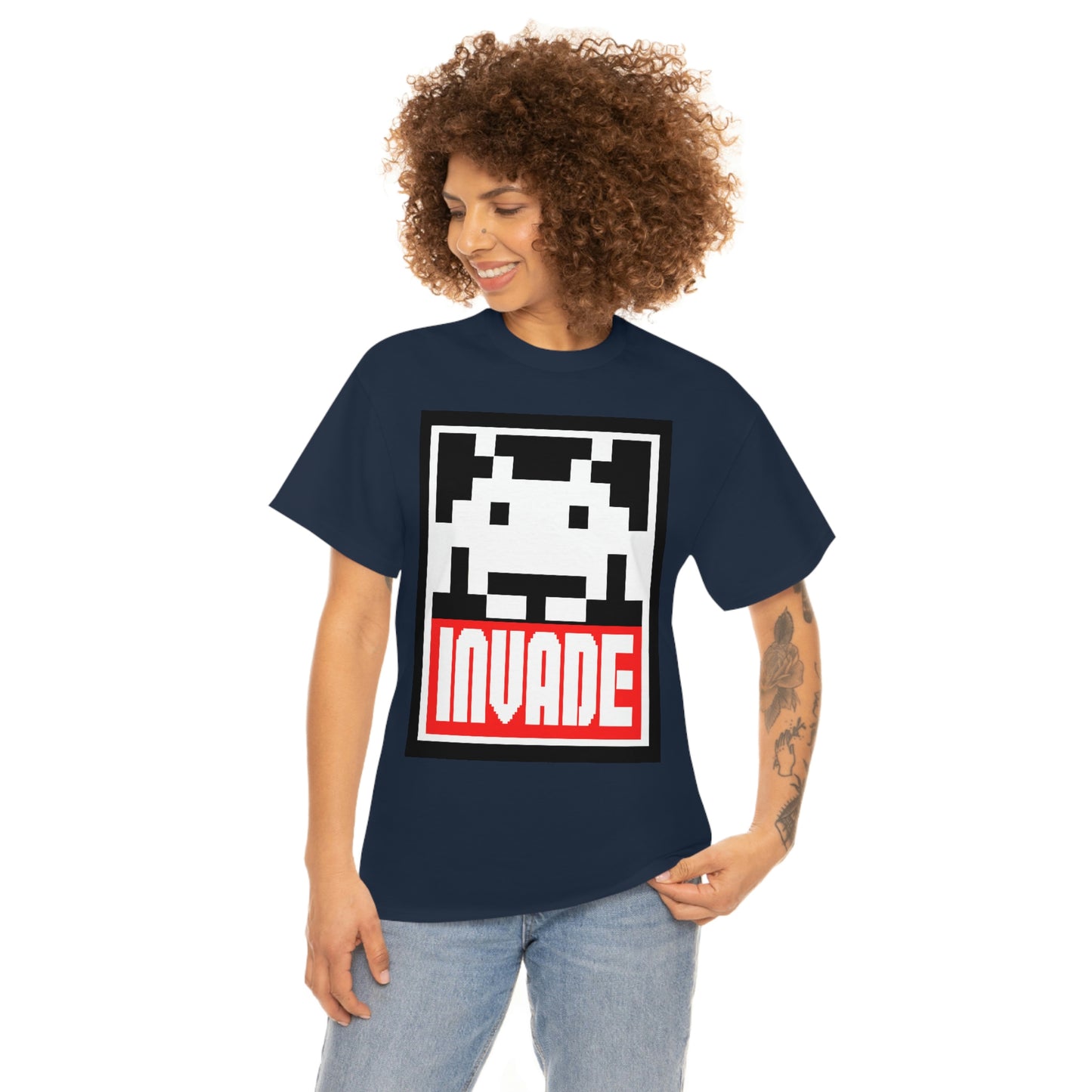 Space Invaders Men's Tee - Obey and Invade