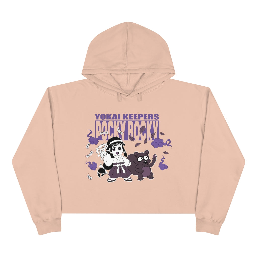 Women's Crop Hoodie - Yokai Keepers