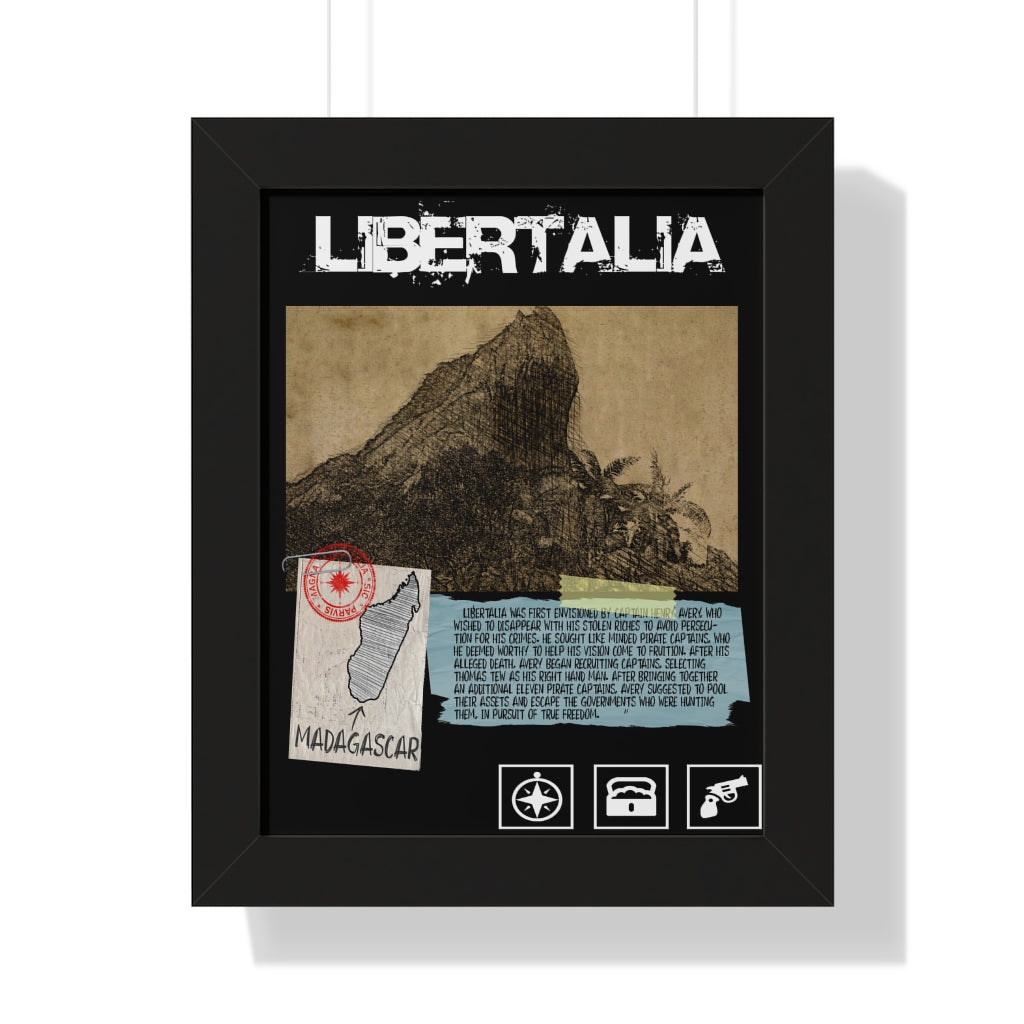 Framed Poster - Libertalia