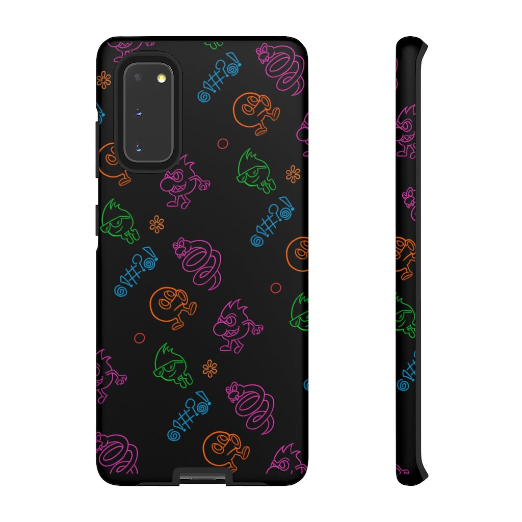 Tough Case - Neon Q-Bert Pattern