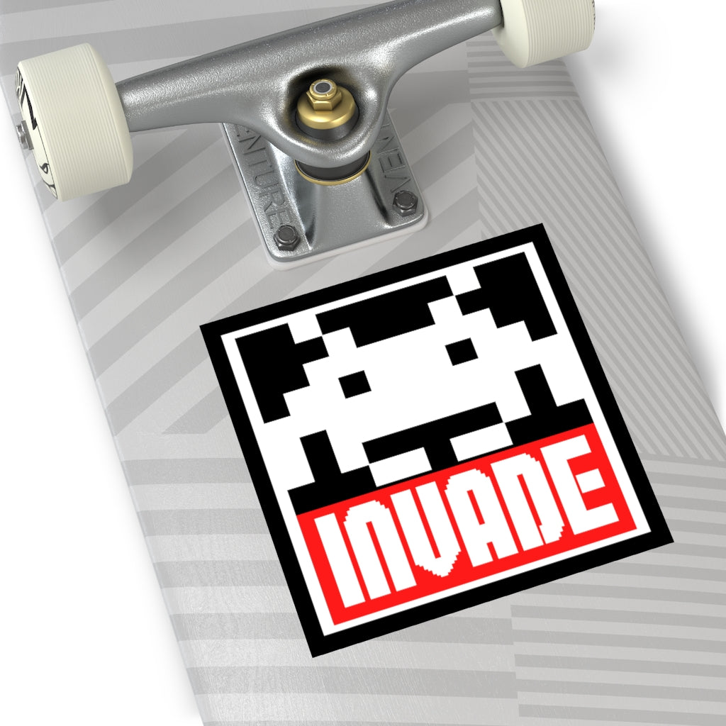 Space Invaders Vinyl Sticker Gaming Merch