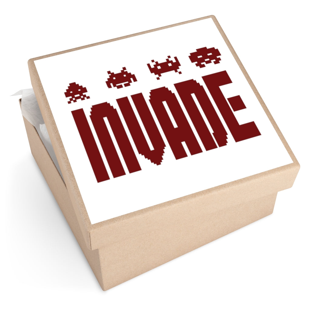 Space Invaders Vinyl Sticker Gaming Merch
