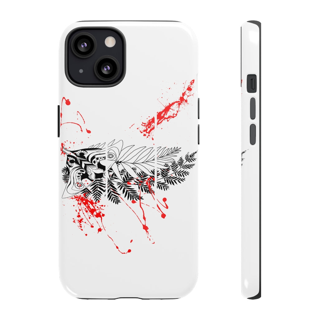 Tough Case - Moth Tattoo White