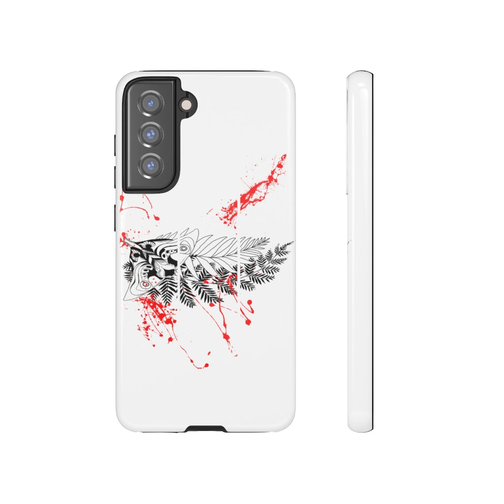 Tough Case - Moth Tattoo White