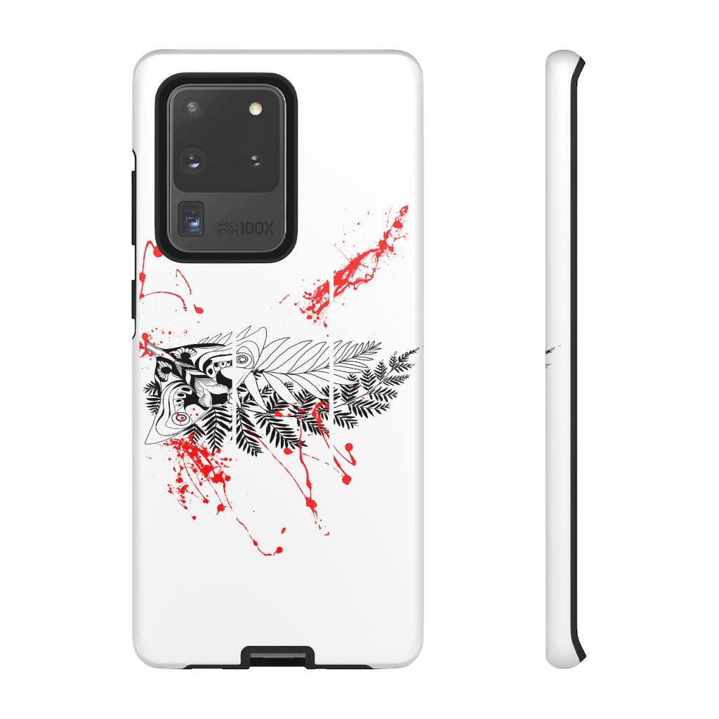 Tough Case - Moth Tattoo White