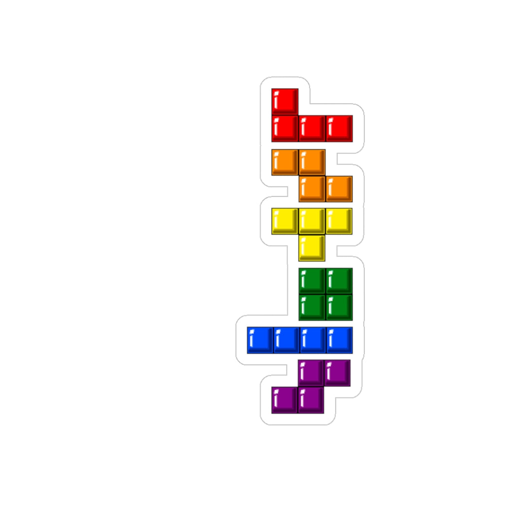 Transparent Outdoor Sticker - Blocks’ Diversity