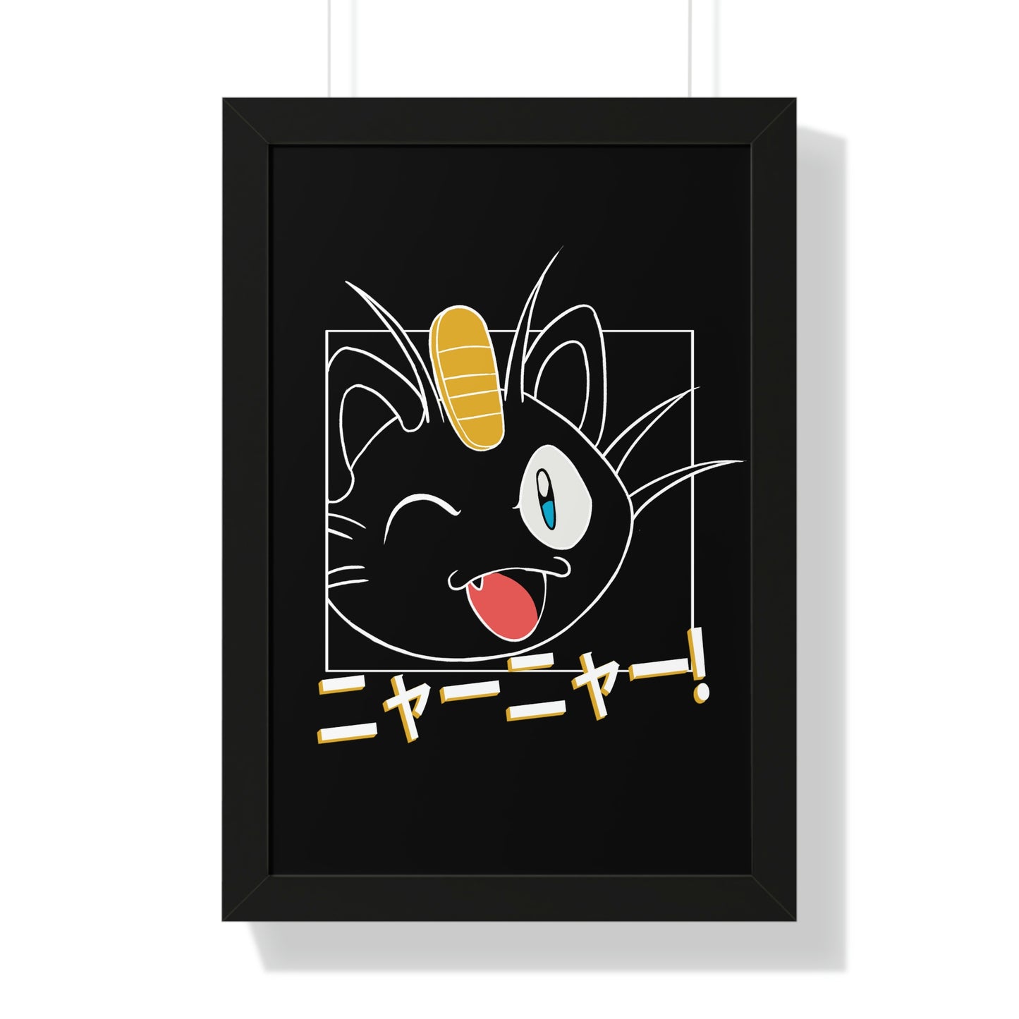 Pokémon Framed Poster - Meowth
