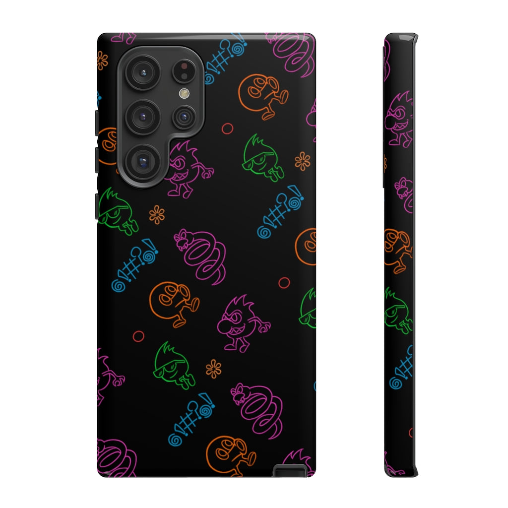 Tough Case - Neon Q-Bert Pattern