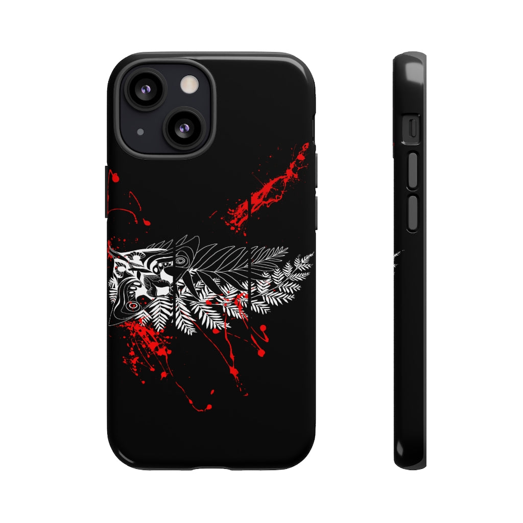 Tough Case - Moth Tattoo Black