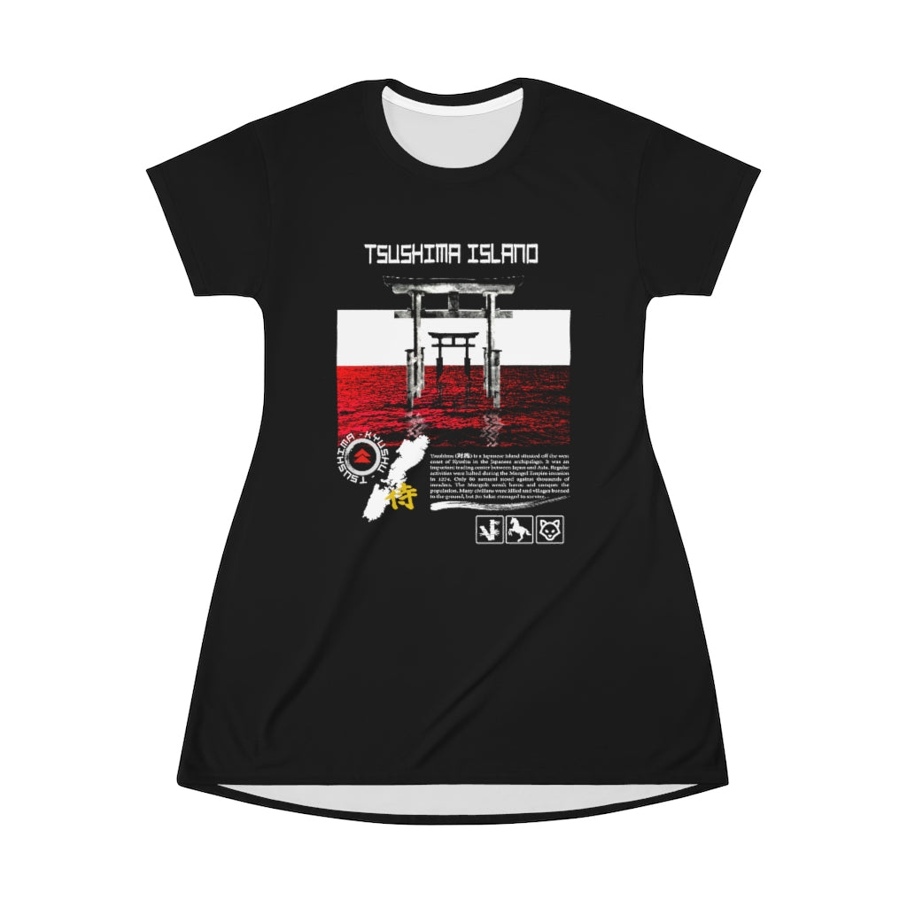 Women's Tee Dress - Tsushima Island