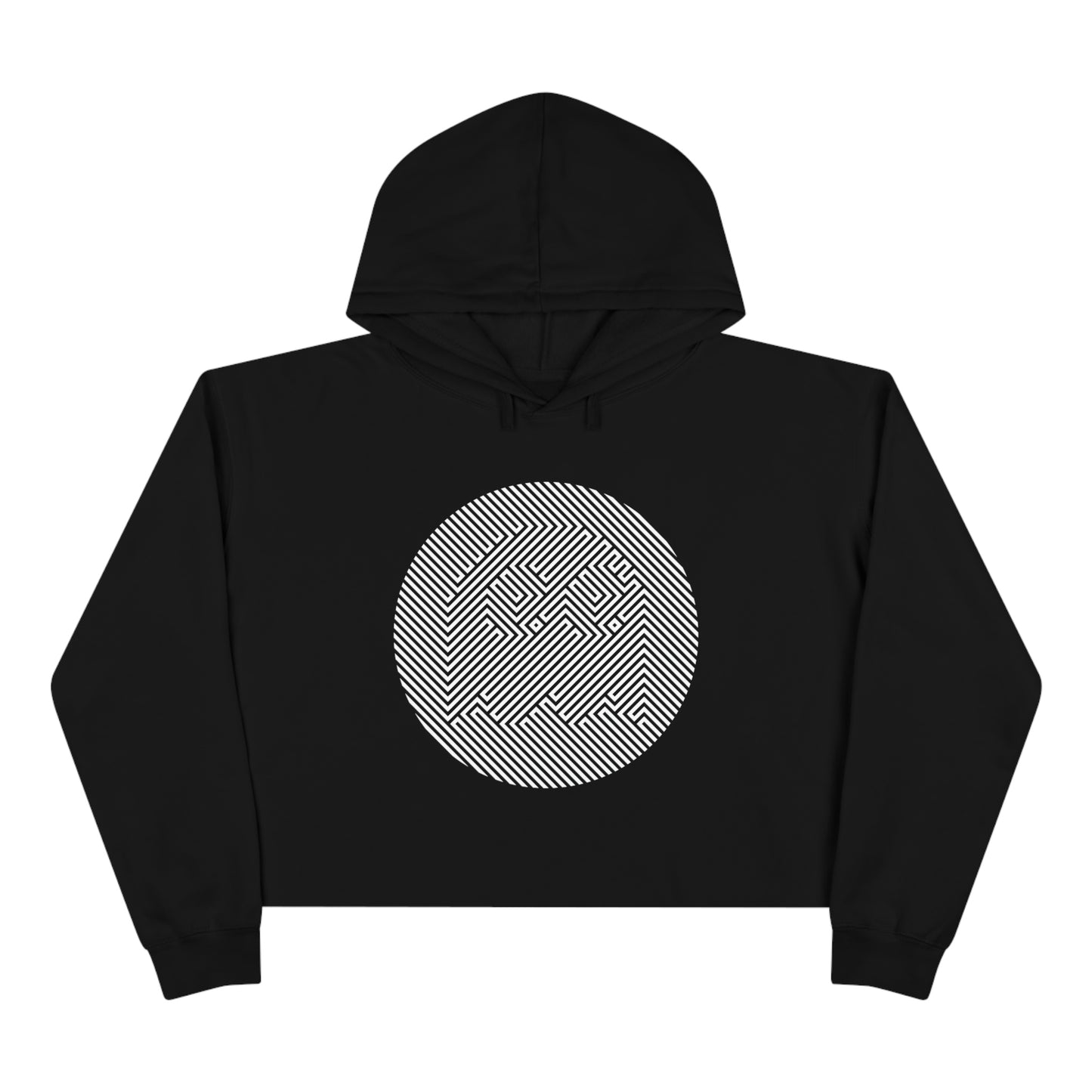 Women's Crop Hoodie - Ghost Stealth