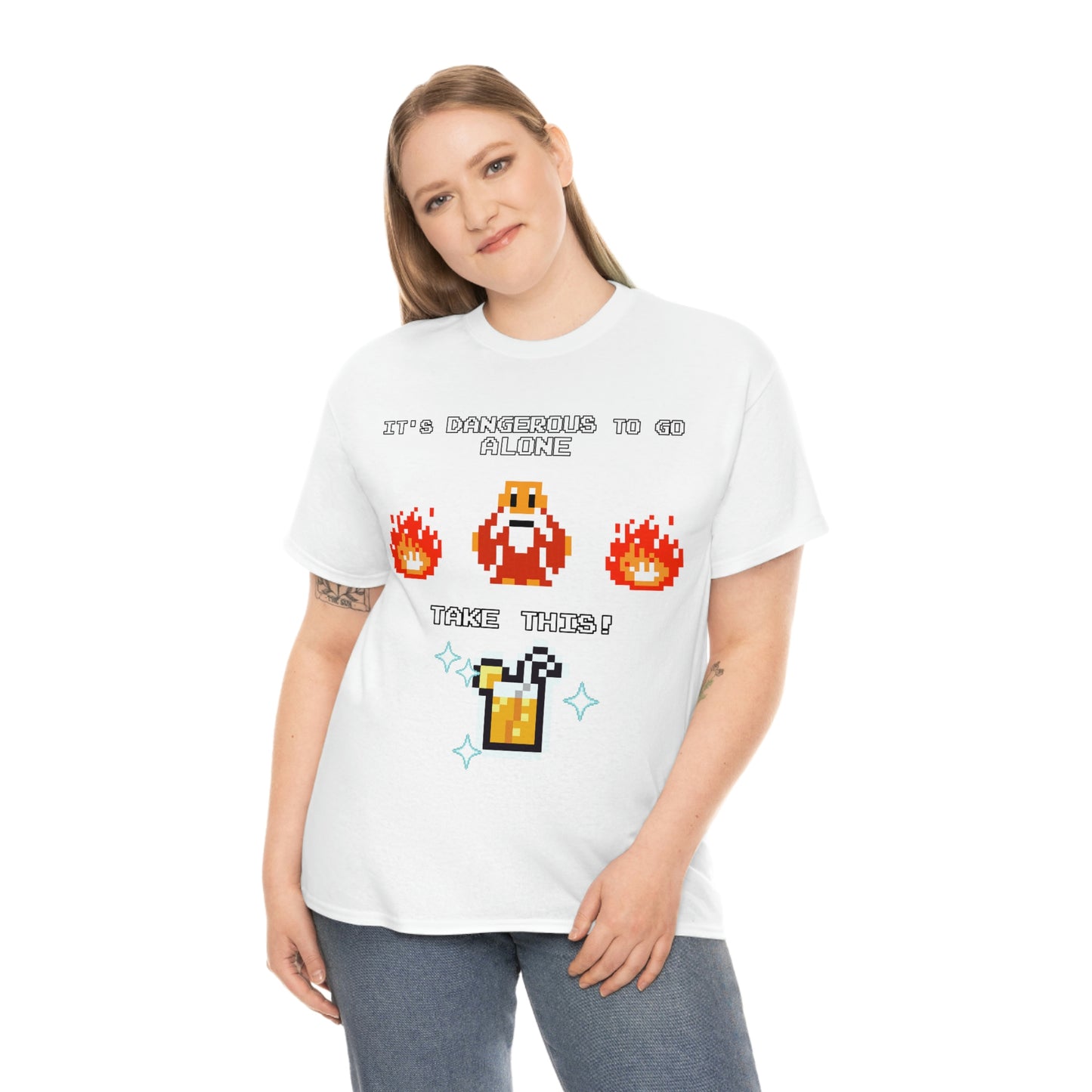 ALS x GSF Men's Tee - It's Dangerous to go Alone