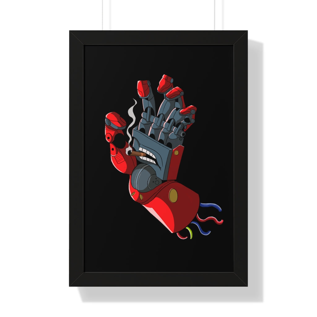 Framed Poster - Boss’ Smoking Hand