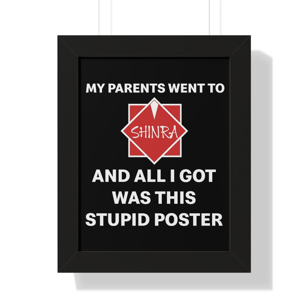 Framed Poster - S#!tty Shinra Souvenir