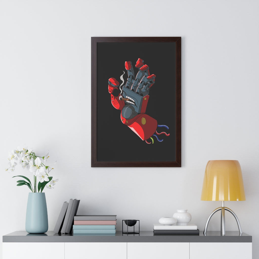Framed Poster - Boss’ Smoking Hand