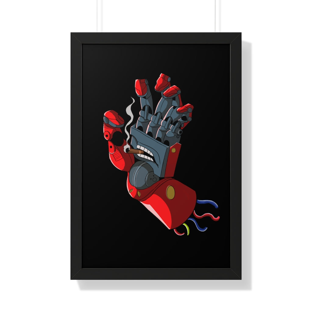 Framed Poster - Boss’ Smoking Hand