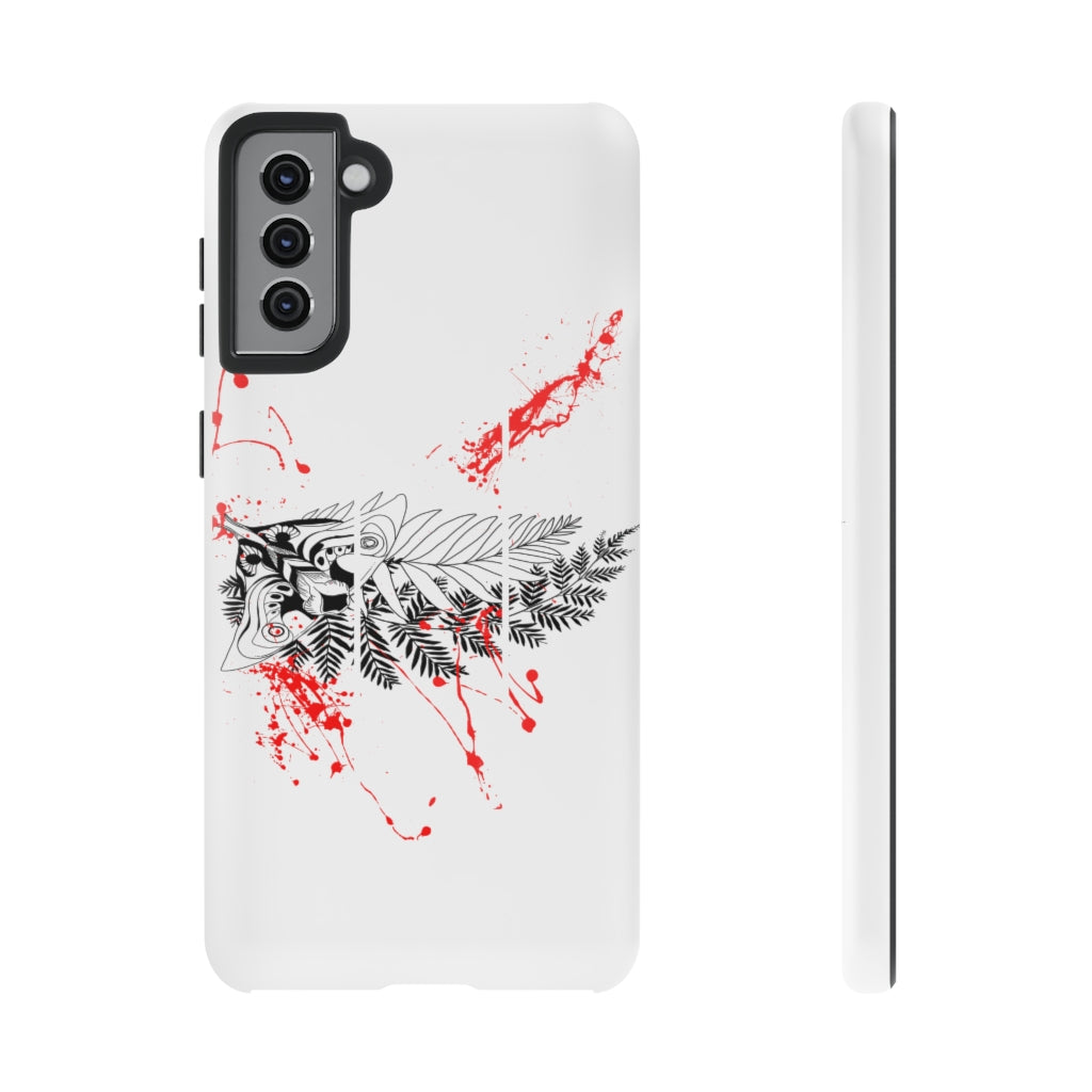 Tough Case - Moth Tattoo White