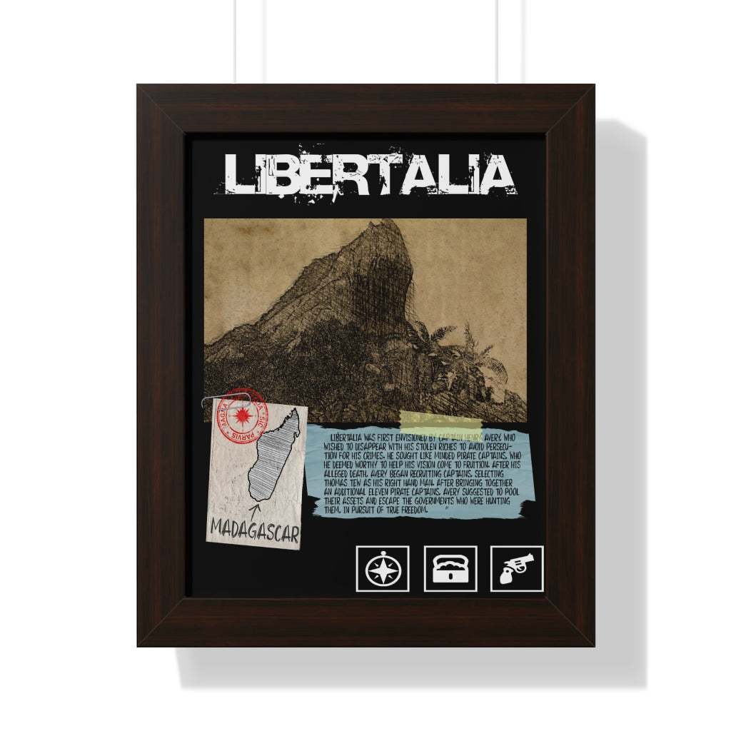 Framed Poster - Libertalia