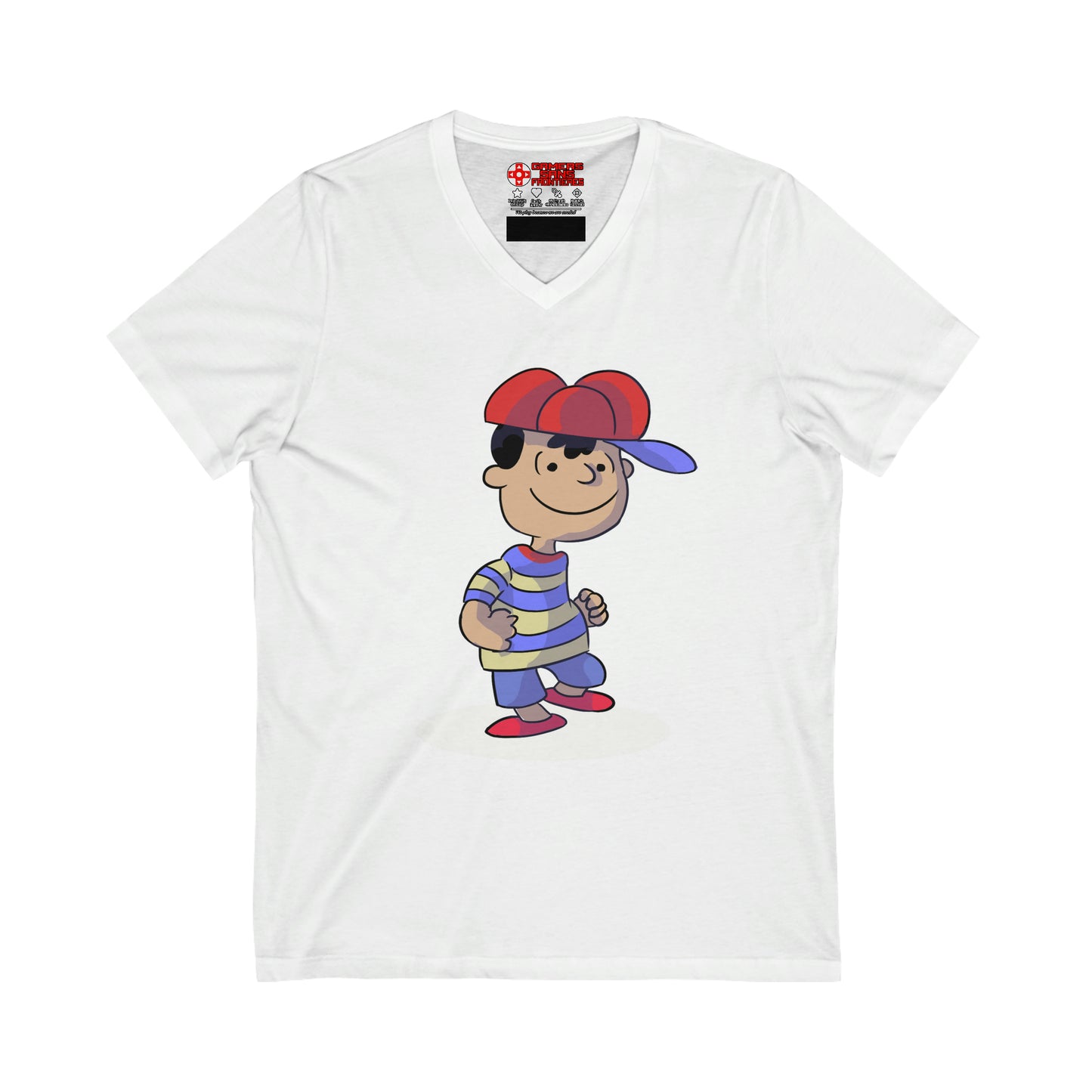 EarthBound Men's V Tee - Ness Brown Dance