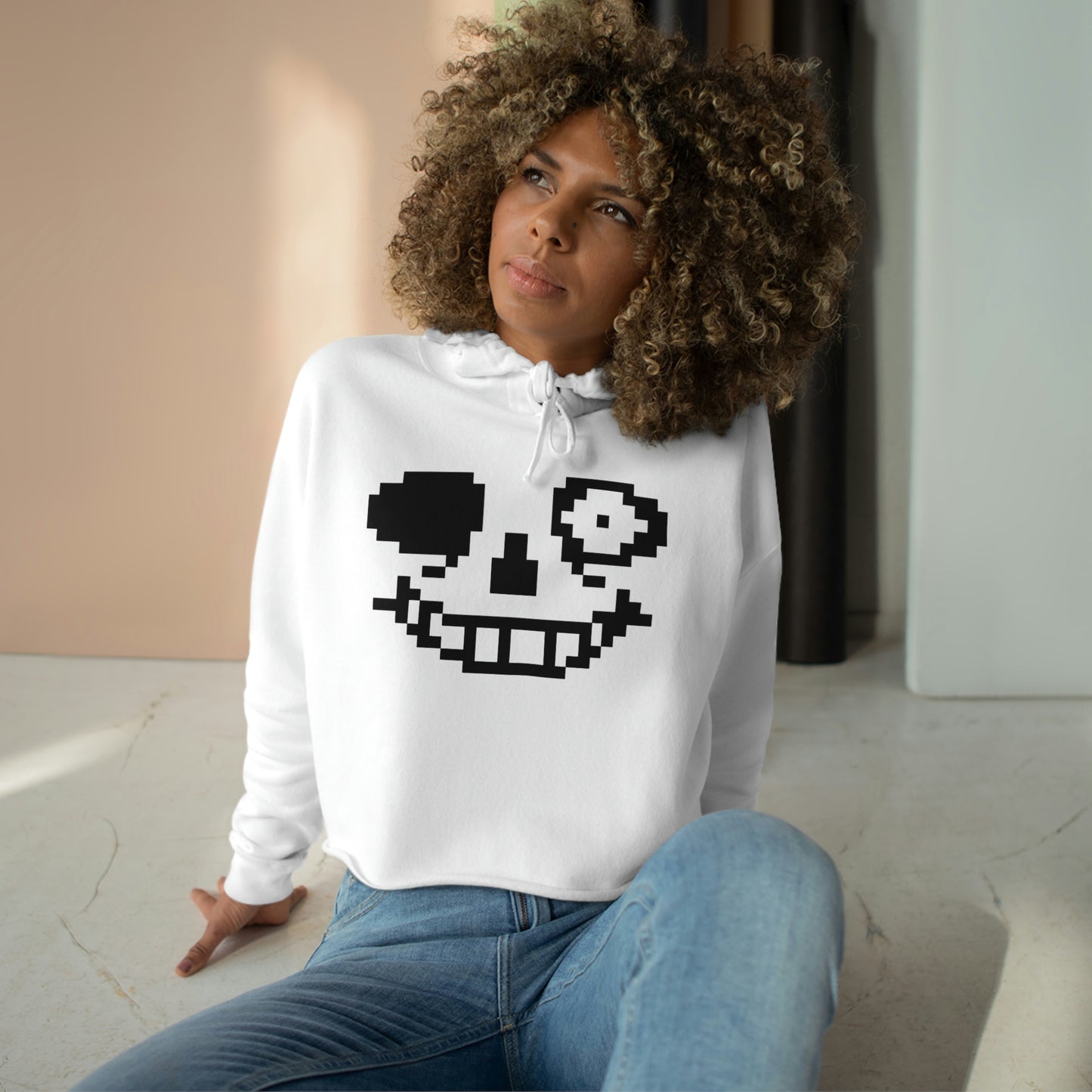 Women's Crop Hoodie - Sans Mercy