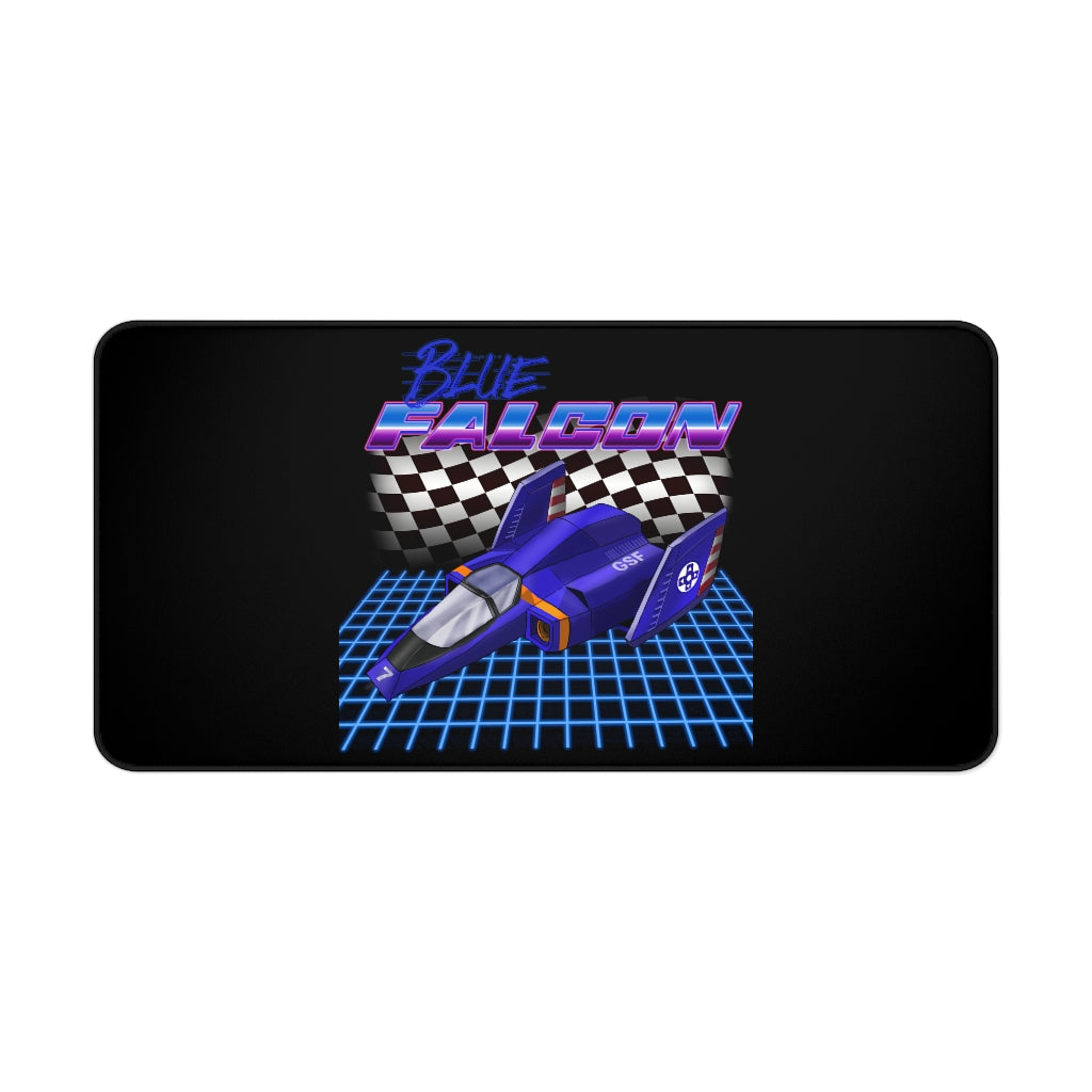 Desk Mat - Blue Falcon