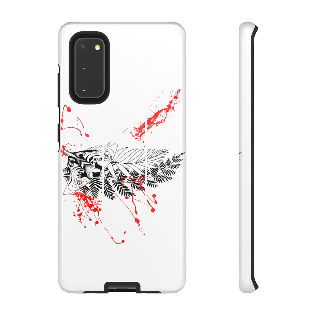 Tough Case - Moth Tattoo White