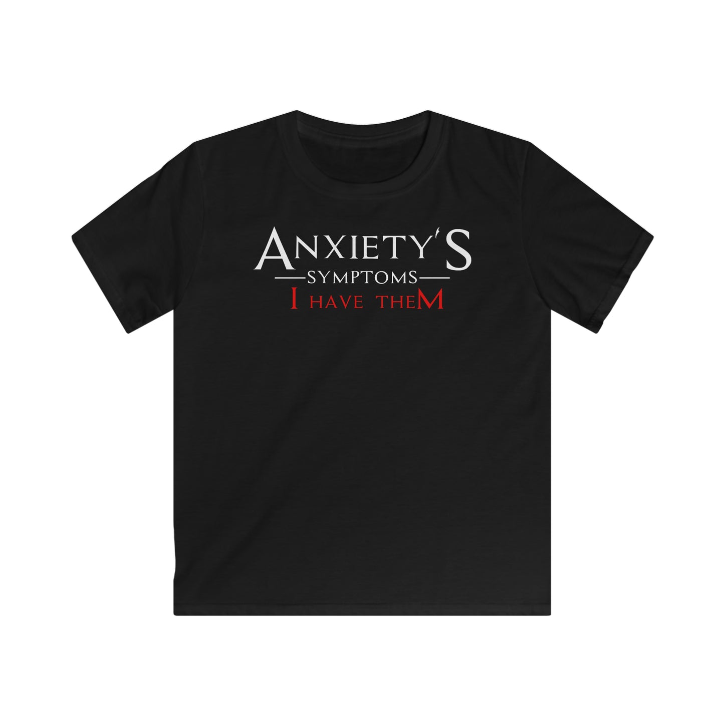 Kids' Tee - Anxiety's Symptons