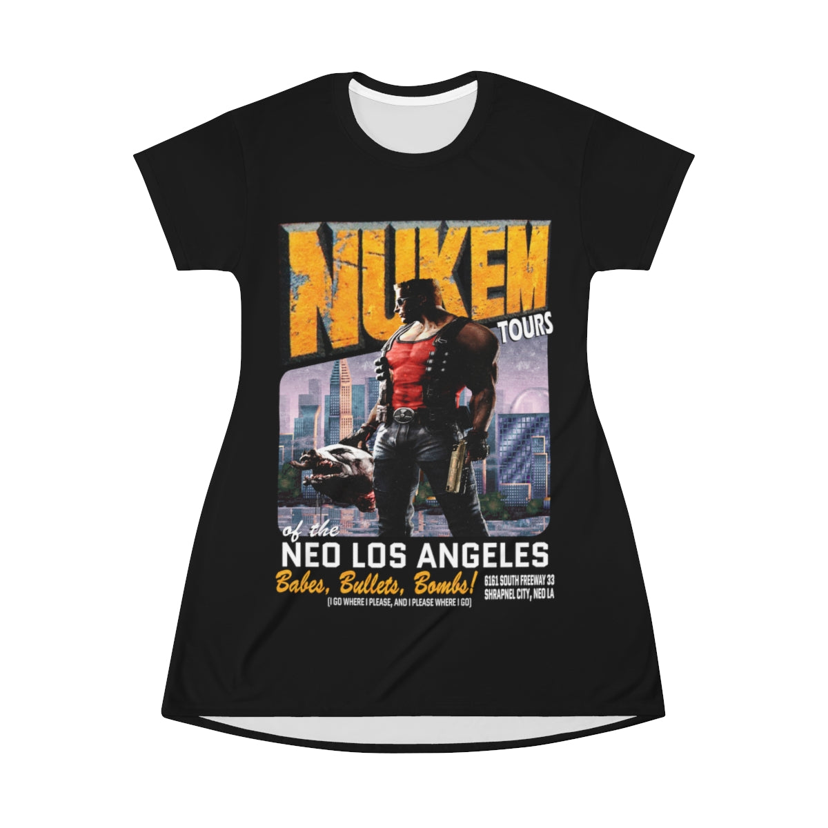 Women's Tee Dress - Nukem Tours