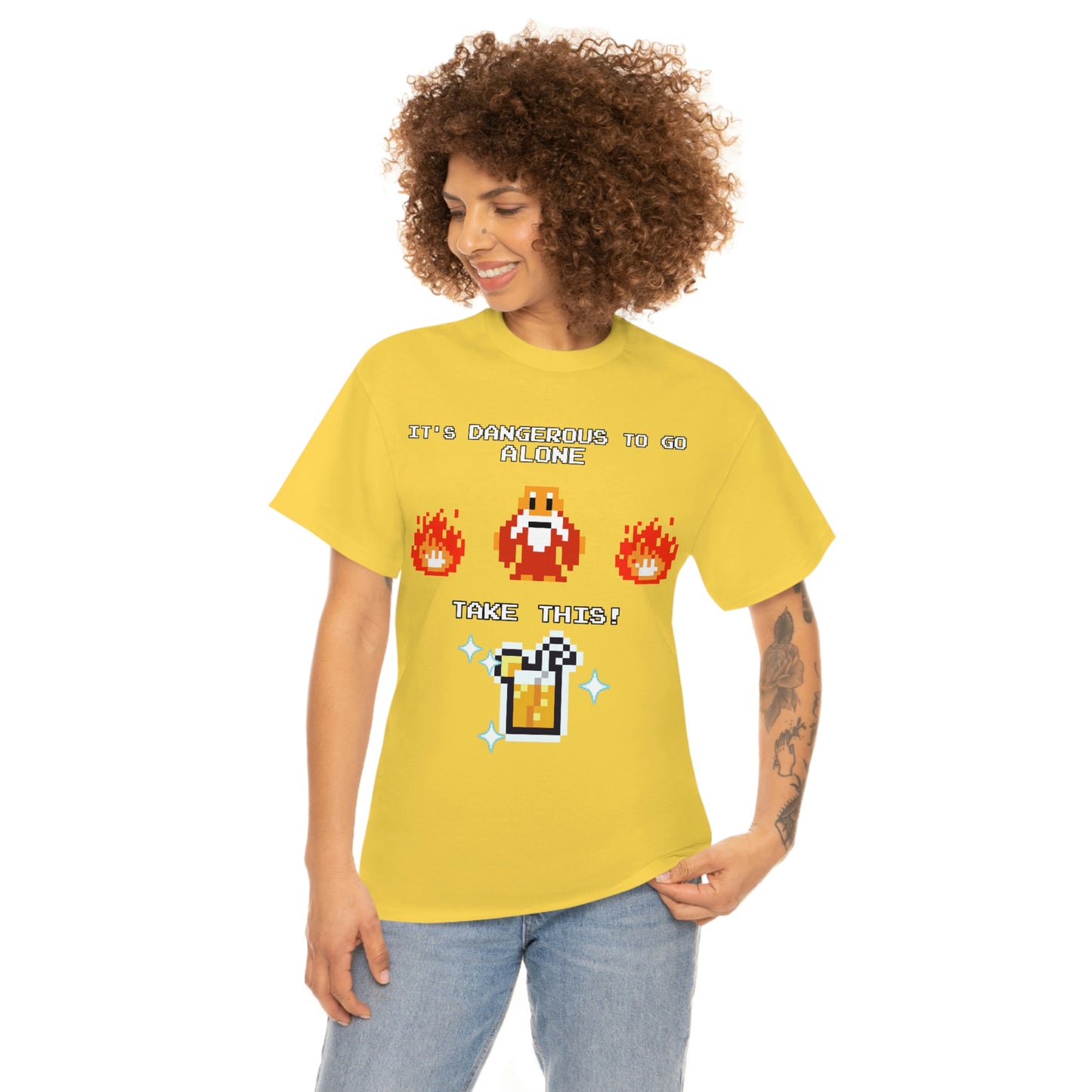 ALS x GSF Men's Tee - It's Dangerous to go Alone