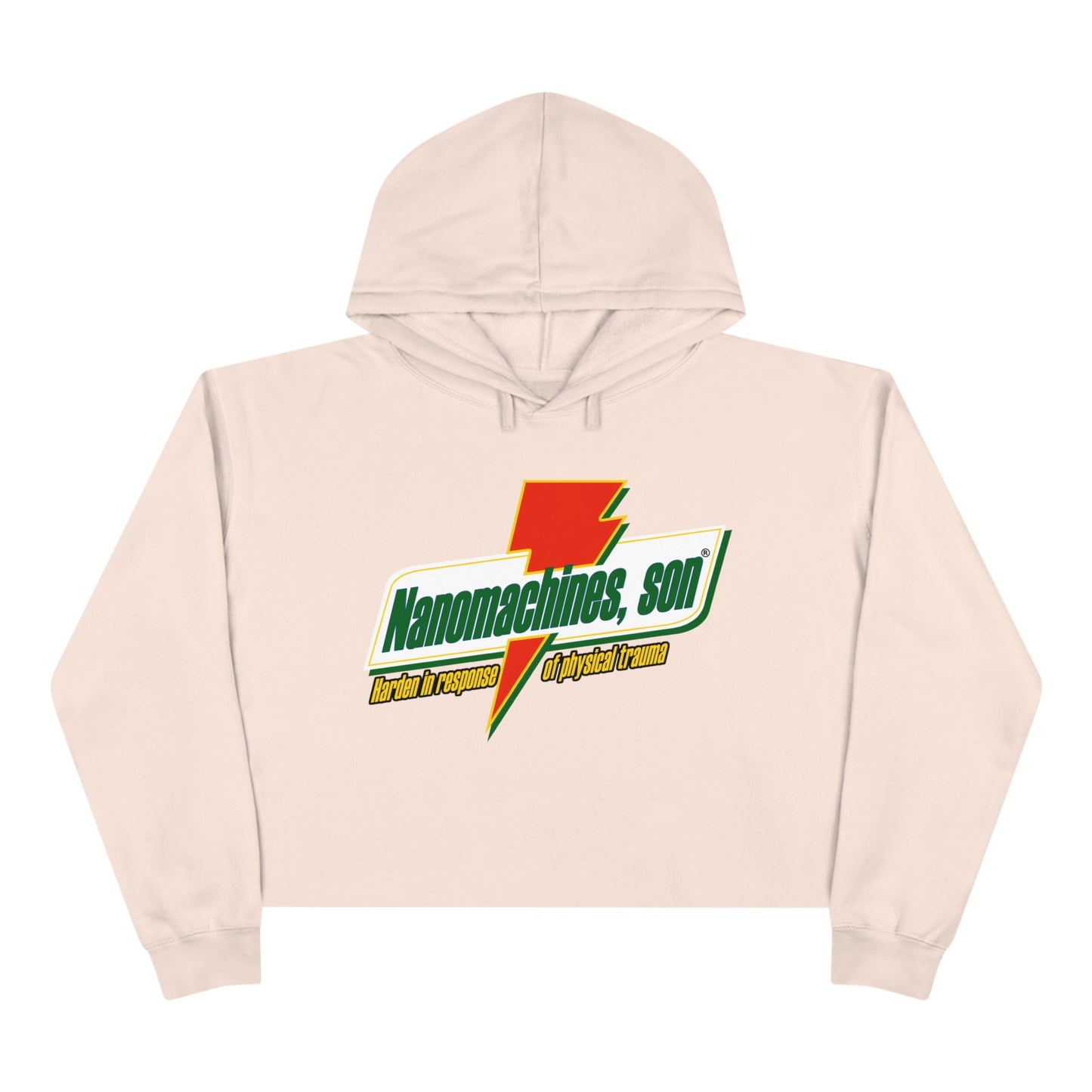 Women's Crop Hoodie - Nanomachines, son