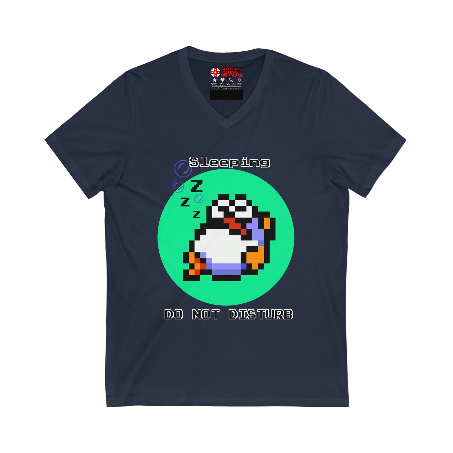 Super Mario World Men's V Tee - Rip Van Sleeping