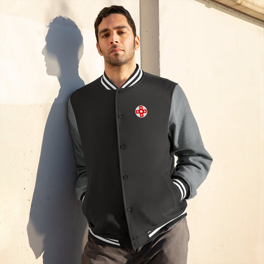 Black Gamers Sans Frontieres Varsity Jacket Gaming Fashion