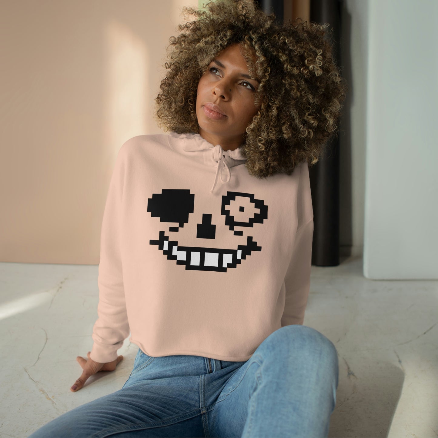 Women's Crop Hoodie - Sans Mercy
