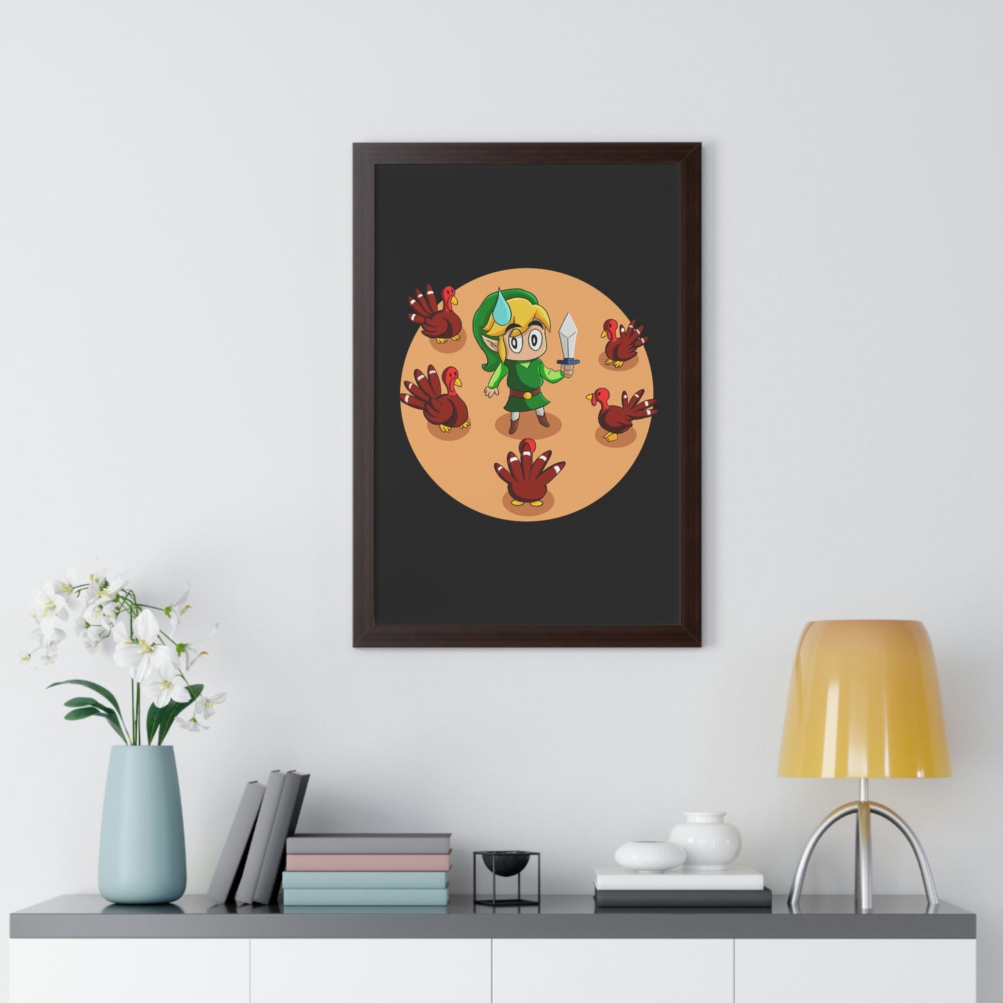 The Legend of Zelda Framed Poster - The Legend of Gobble