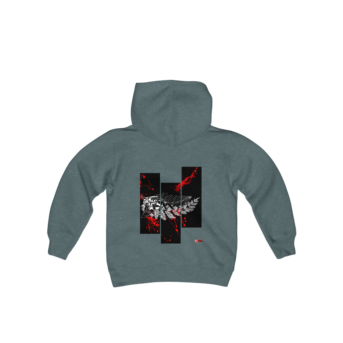 Moth Tattoo White Kids Hoodie