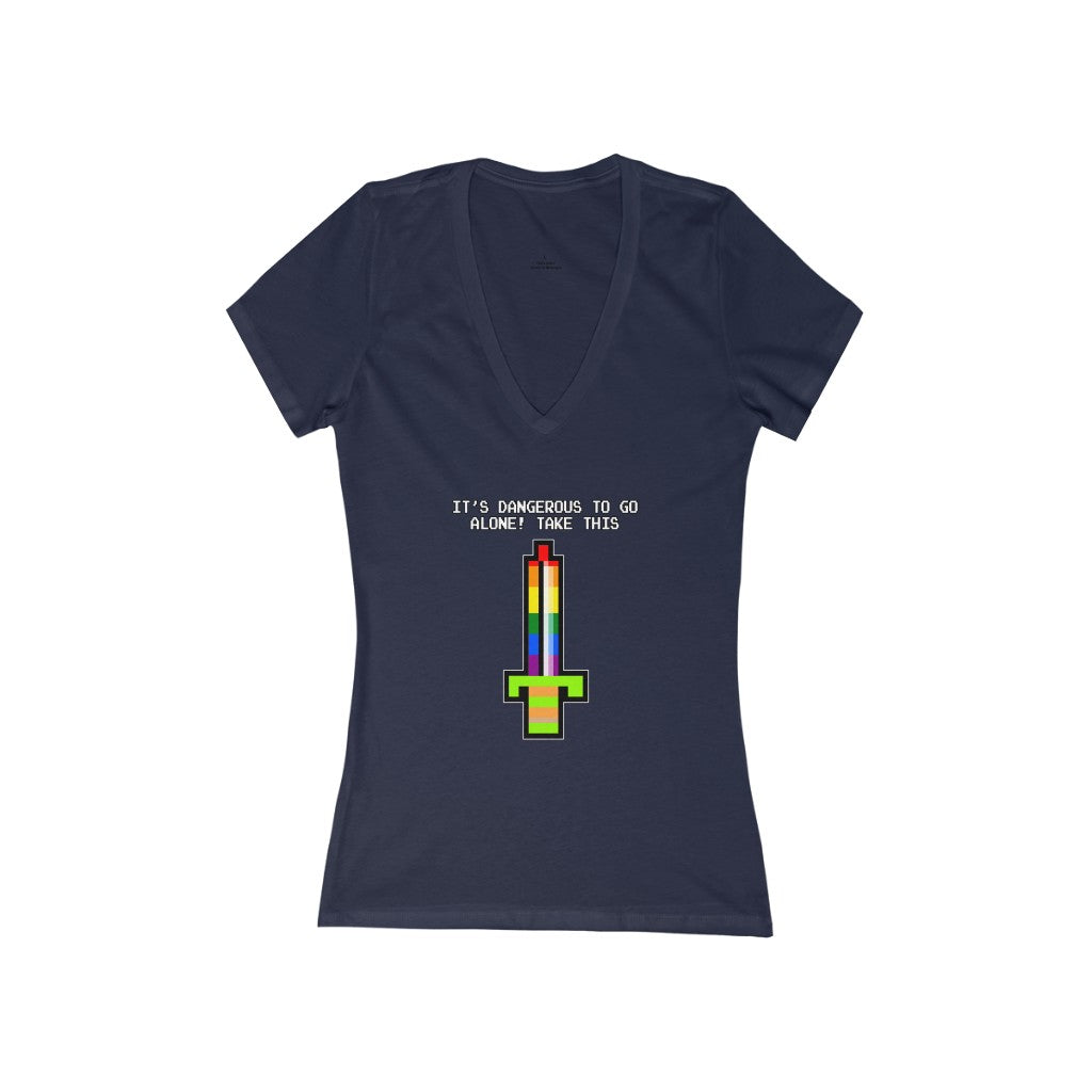 Women's V Tee - Going Solo