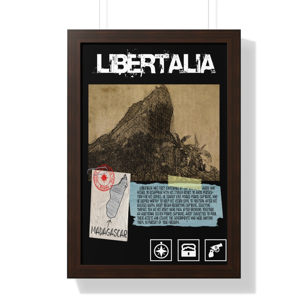 Framed Poster - Libertalia