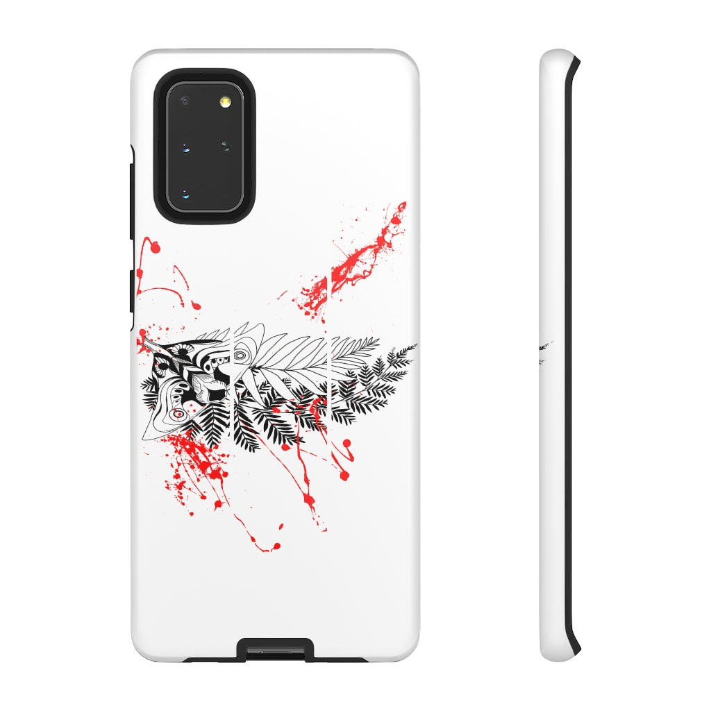 Tough Case - Moth Tattoo White